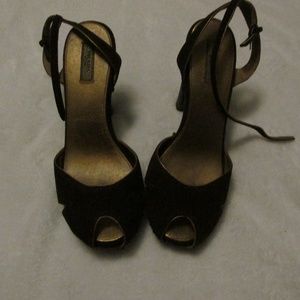 💥SALE💥Prada Brown Suade Heels